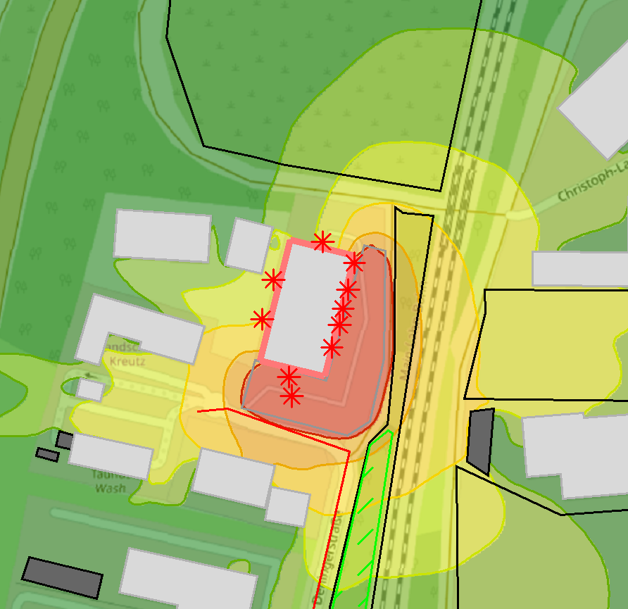 Lärmkarte Schallimmissionsprognose